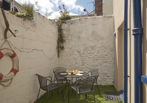 The enclosed garden @ Phoenix Cottage, Bideford