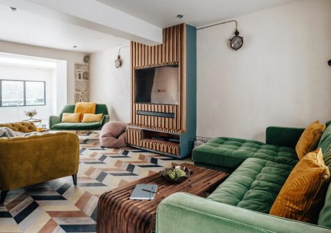 The living area at Phoenix, St Ives