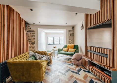 The living area at Phoenix, St Ives