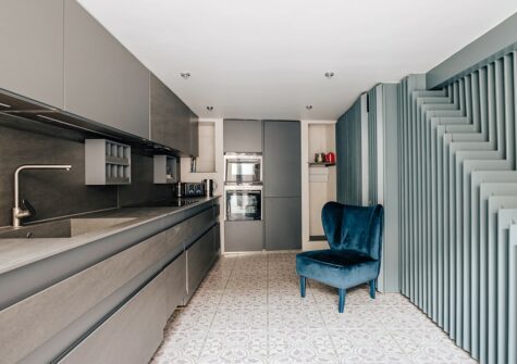 The kitchen at Phoenix, St Ives