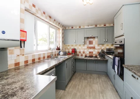 The kitchen at Pier View, Paignton