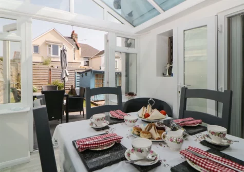 The dining room at Pier View, Paignton