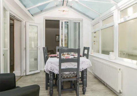 The dining room at Pier View, Paignton