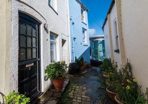 Outside Pilgrims Cottage, Brixham