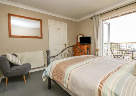 Bedroom #2 at Pink House, Mevagissey