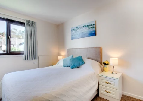 Bedroom #1 at Pioneer Apartment No 7, Beer