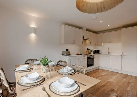 The kitchen & dining area at Pippacott, Croyde Bay