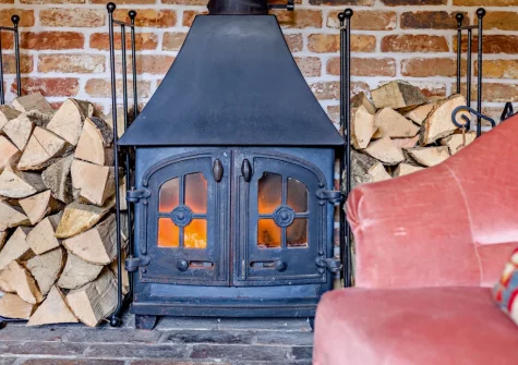 The living room at Pitt Cottage, Branscombe