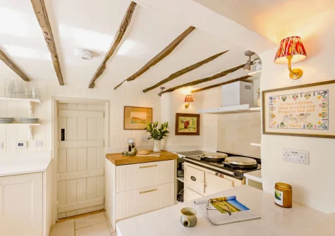 The kitchen at Pitt Cottage, Branscombe