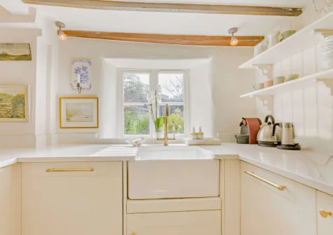 The kitchen at Pitt Cottage, Branscombe