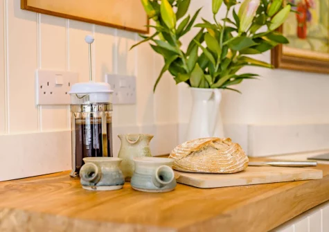 The kitchen at Pitt Cottage, Branscombe