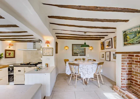 The kitchen & dining area at Pitt Cottage, Branscombe