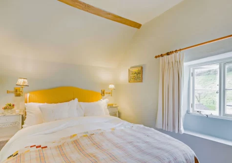 Bedroom #1 at Pitt Cottage, Branscombe