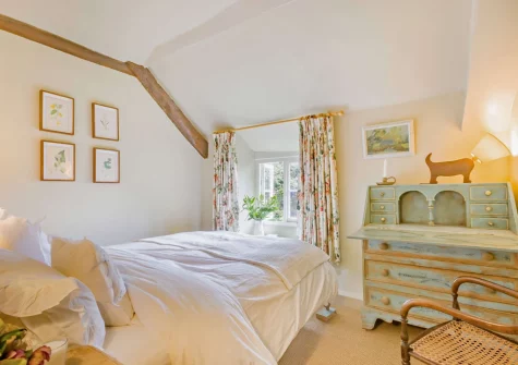 Bedroom #2 at Pitt Cottage, Branscombe
