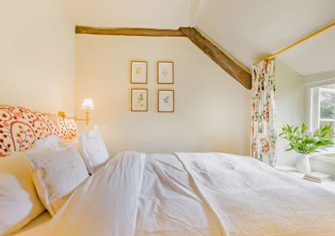 Bedroom #2 at Pitt Cottage, Branscombe
