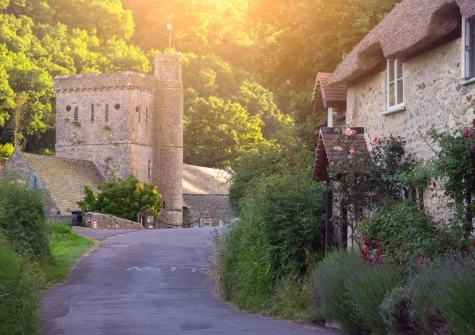Pitt Cottage is situated on a narrow country lane that leads to the village and beach