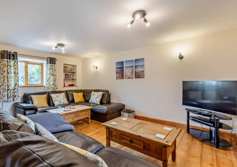 The first living area at Ploughmans Retreat, Kilkhampton