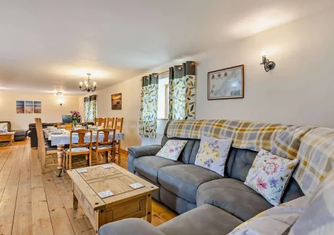 The second living area at Ploughmans Retreat, Kilkhampton
