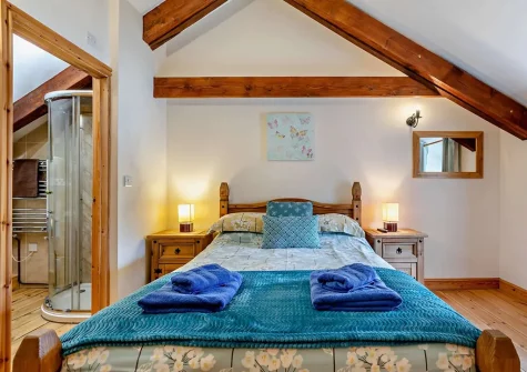 Bedroom #2 at Ploughmans Retreat, Kilkhampton