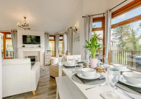 The dining area at Plymouth Sound View, Millbrook