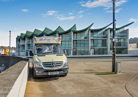 Point Break is a seafront apartment with private patio, perfect for a couple's getaway by the ocean