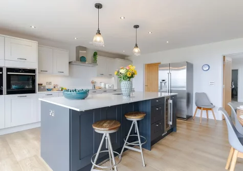 The kitchen at Polberro Cottage, St Agnes