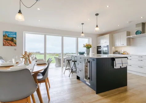 The kitchen at Polberro Cottage, St Agnes