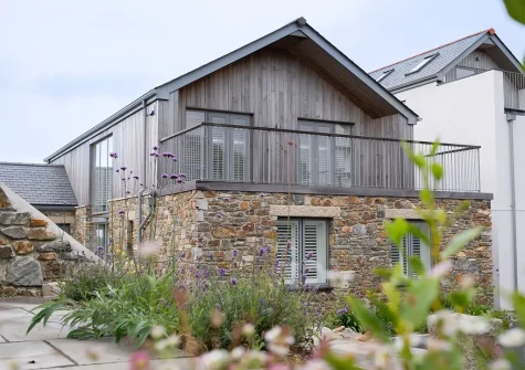 Outside Polberro Cottage, St Agnes