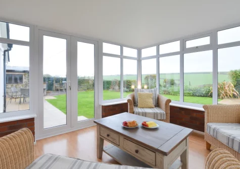 The garden room at Polbream, Trevone