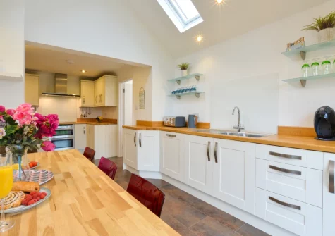 The kitchen at Polbream, Trevone