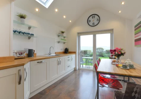 The kitchen at Polbream, Trevone