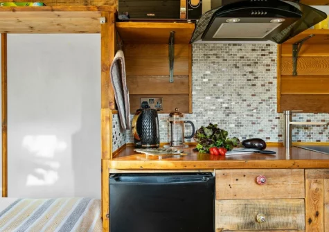 The kitchen at Poldhu at the Buryas Bridge Collection, Buryas Bridge