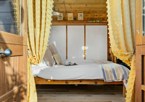 The sleeping area at Poldhu at the Buryas Bridge Collection, Buryas Bridge