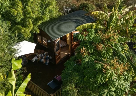 Poldhu is surrounded by lush tropical greenery making space feels private & tranquil