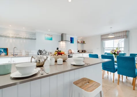 The kitchen at Pont View, Fowey