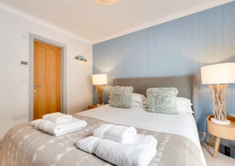 Bedroom #1 at Pont View, Fowey