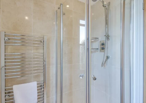 Bedroom #1 en-suite shower room at Pont View, Fowey