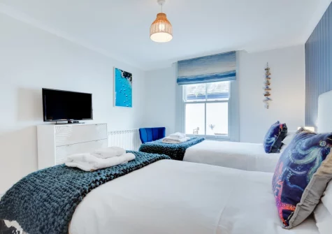 Bedroom #2 at Pont View, Fowey