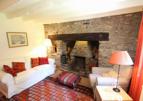 The cozy snug at Poocks Cottage, Oare