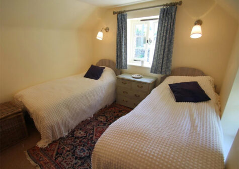 Bedroom #2 at Poocks Cottage, Oare