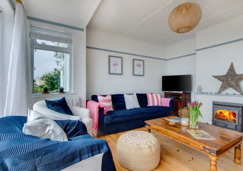 The living area at Pooh Corner, Praa Sands