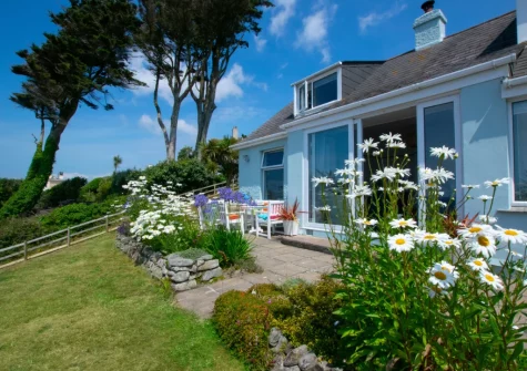 The patio, alfresco dining area & garden at Pooh Corner, Praa Sands