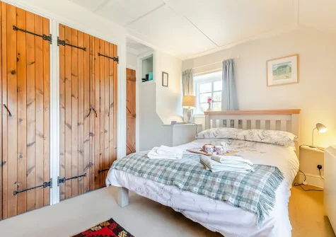 Bedroom #1 at Popigale Cottage, Helford