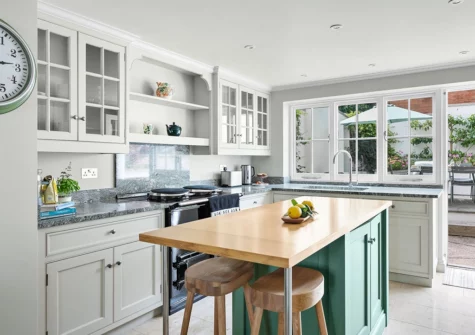 The kitchen at Poplar Cottage, Budleigh Salterton