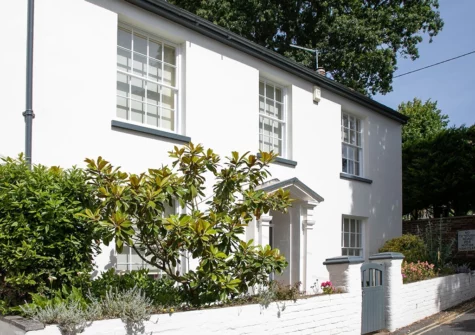 Outside Poplar Cottage, Budleigh Salterton