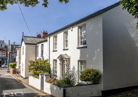 Outside Poplar Cottage, Budleigh Salterton