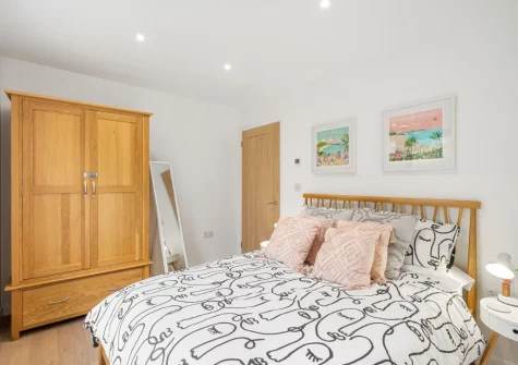 Bedroom #1 at Poppyfields at Tremorvu Lodges, Ashton