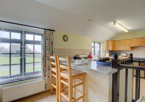 The kitchen at Porghelly Cottage, Harlyn
