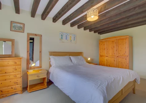 Bedroom #1 at Porghelly Cottage, Harlyn
