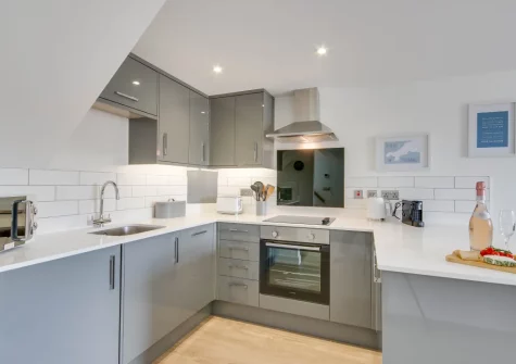 The kitchen at Portbeck, Porthleven